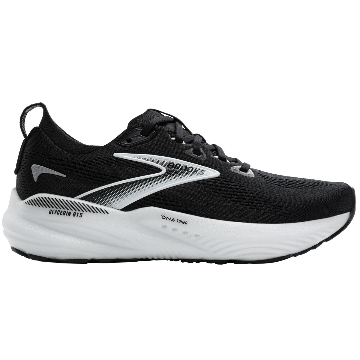 Brooks Glycerin GTS 22 Running Shoes - Womens - Black/Grey/White