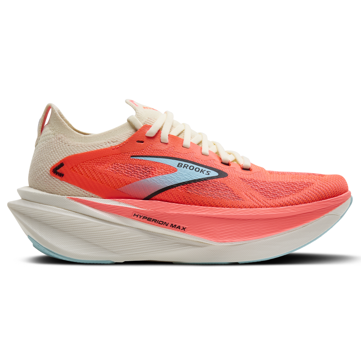 Brooks Hyperion Max 3 Running Shoes - Womens - Coconut/Fiery Coral/Atomizer