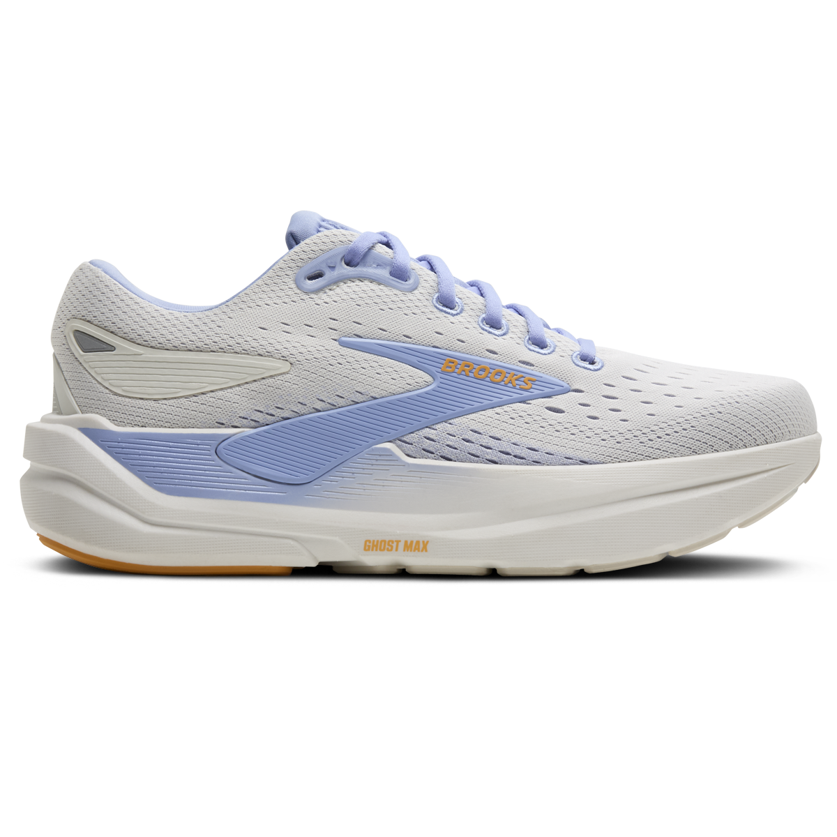 Brooks Ghost Max 3 Running Shoes - Womens - Coconut/Blue Heron/Orange