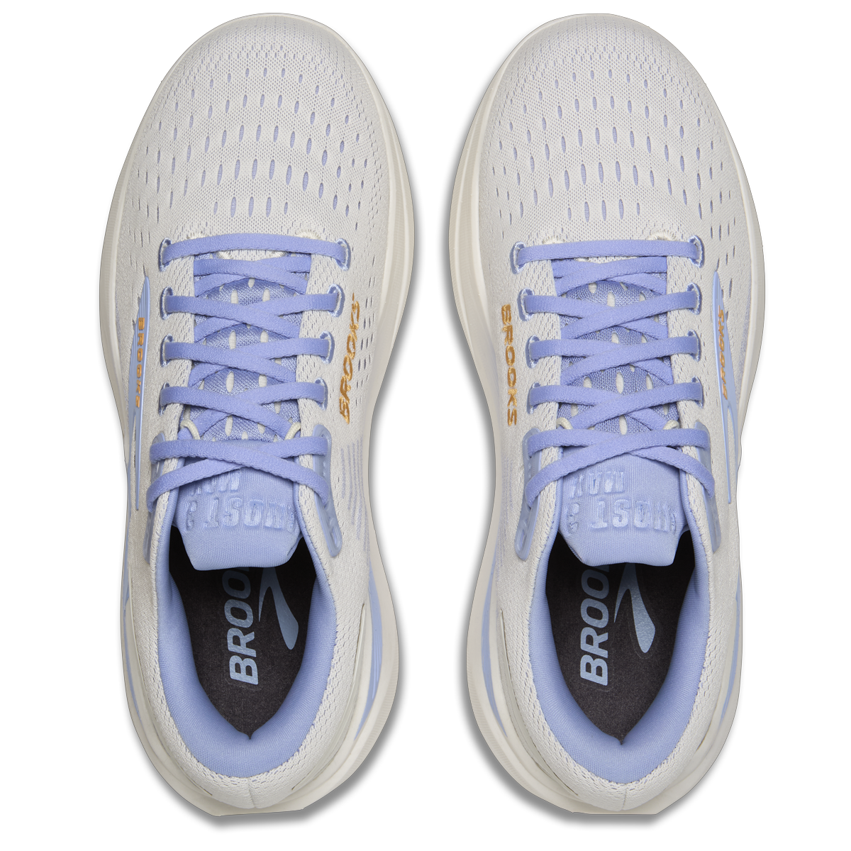 Brooks Ghost Max 3 Running Shoes - Womens - Coconut/Blue Heron/Orange
