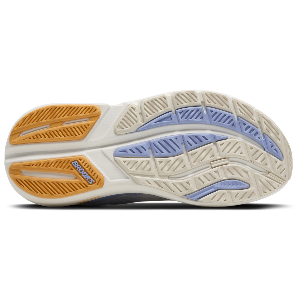 Brooks Ghost Max 3 Running Shoes - Womens - Coconut/Blue Heron/Orange