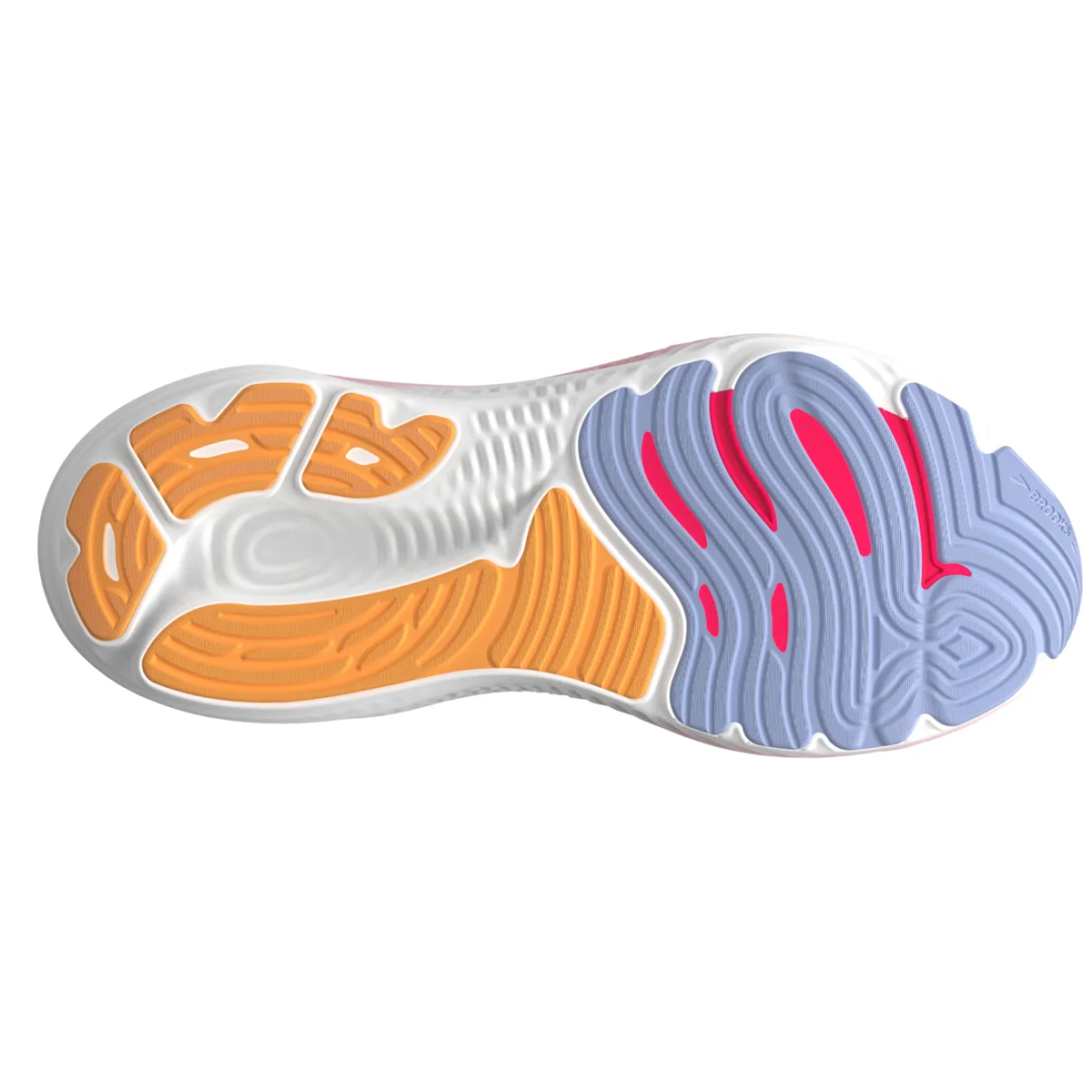 Brooks Glycerin GTS 22 Running Shoes - Womens - Black/Blue Heron/Orange