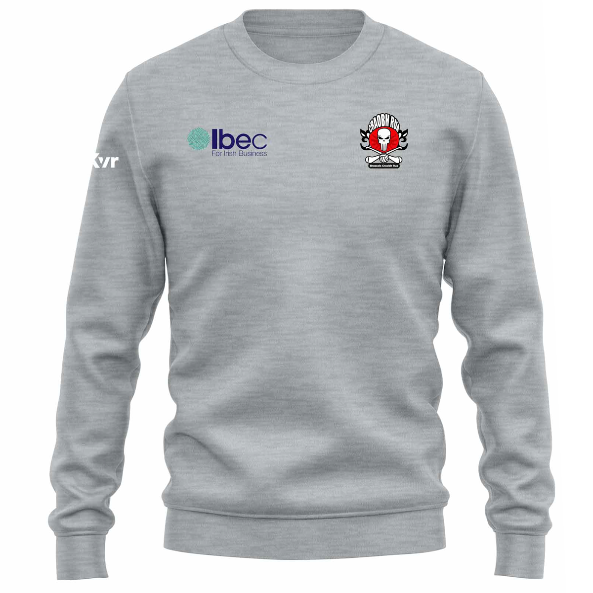 McKvr Brussels Craobh Rua Ladies Core Pro Cotton Sweat Top - Youth - Light Grey