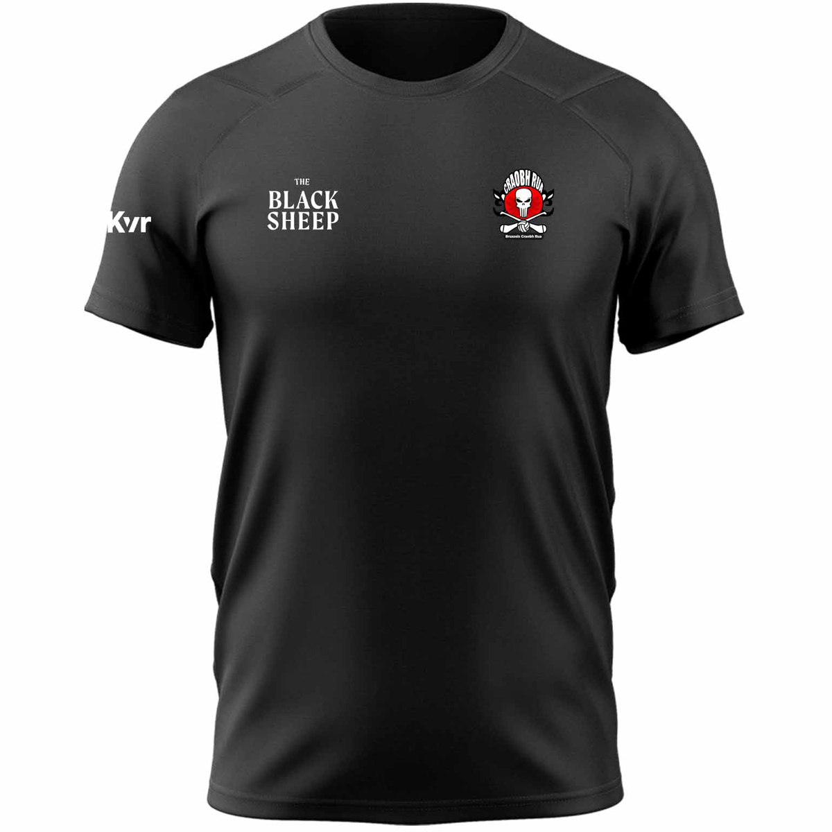 McKvr Brussels Craobh Rua Core Pro Cotton Tee - Adult - Black