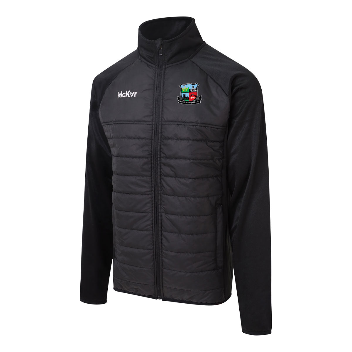 Mc Keever Cappataggle GAA Core 22 Hybrid Jacket - Youth - Black