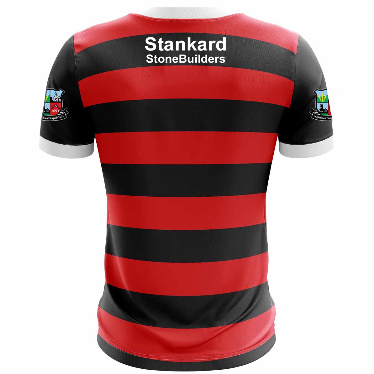 Mc Keever Cappataggle GAA Home Jersey - Adult - Red/Black Player Fit