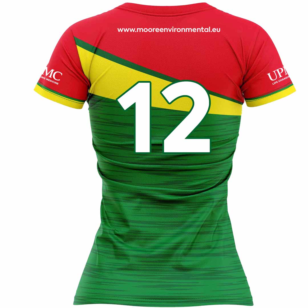 Mc Keever Carlow Ladies LGFA Official Home Numbered Jersey - Adult - Green