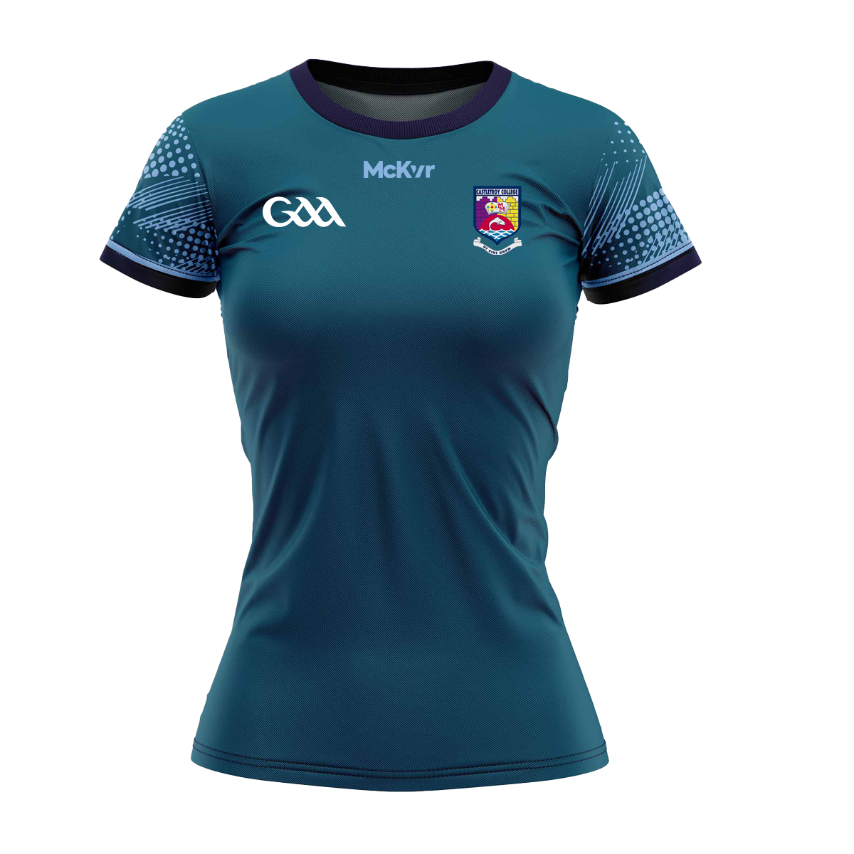 Mc Keever Castletroy College GAA Playing Jersey - Womens - Sky Blue