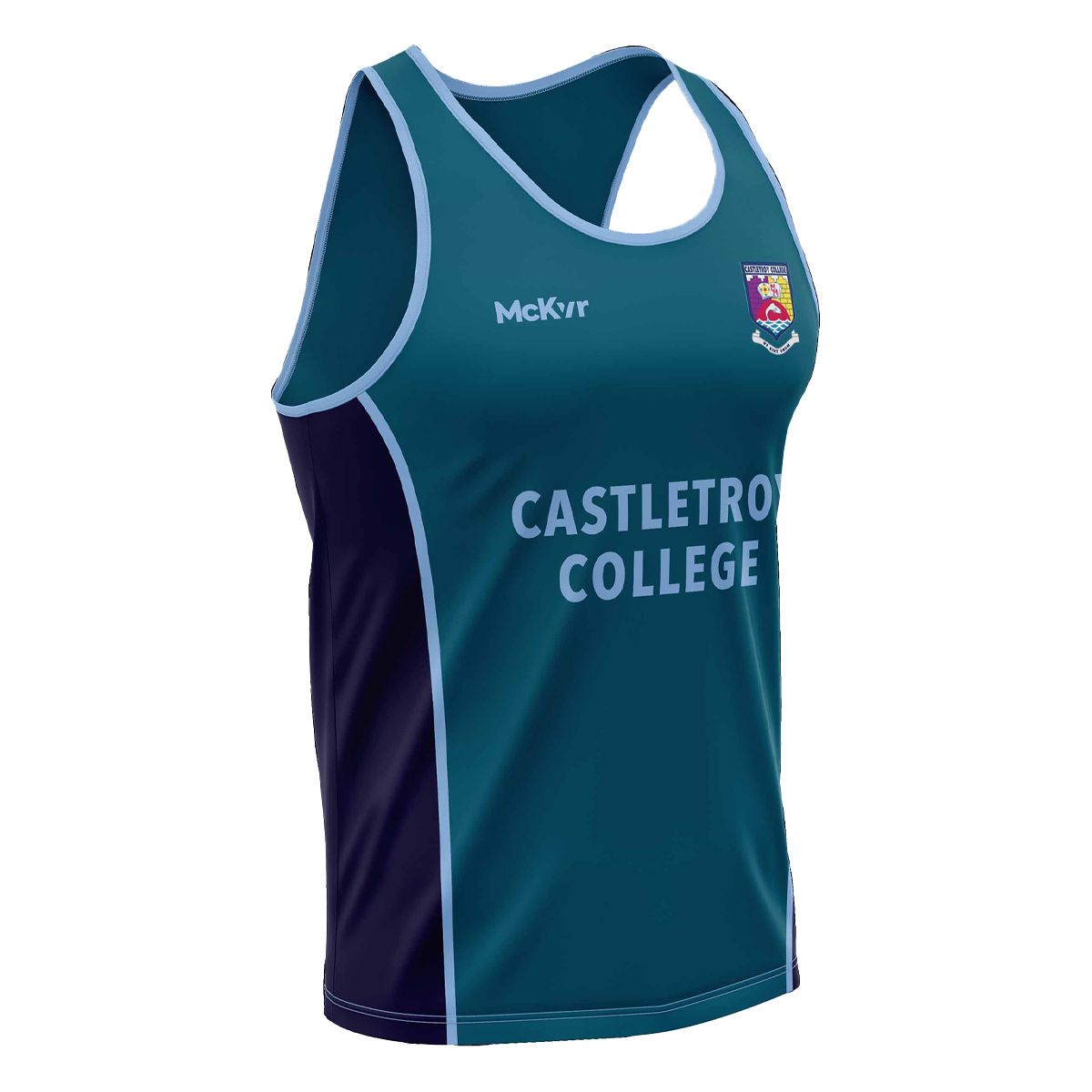 Mc Keever Castletroy College Playing Vest - Youth - Sky Blue
