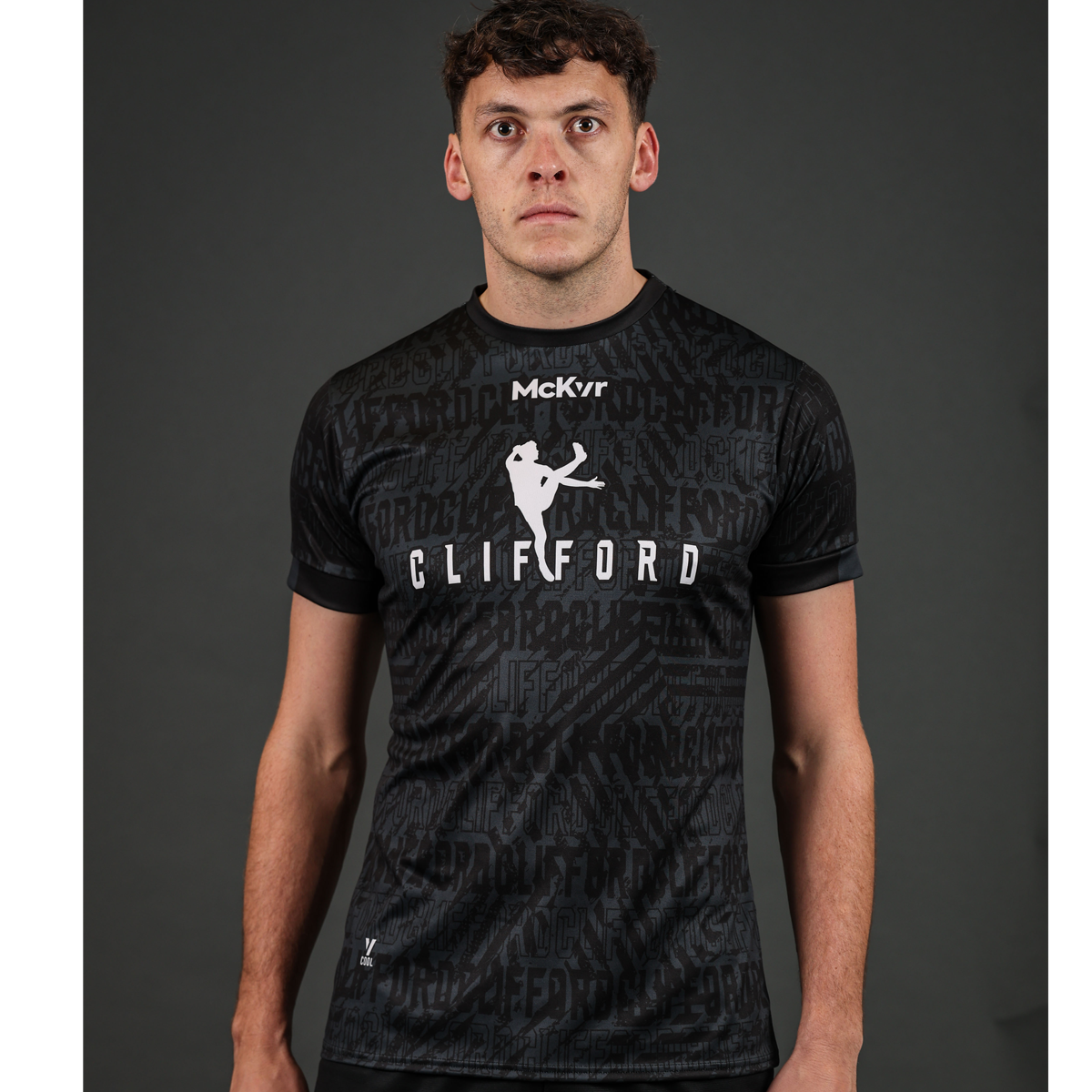 McKvr Clifford Jersey - Youth - Black/Charcoal