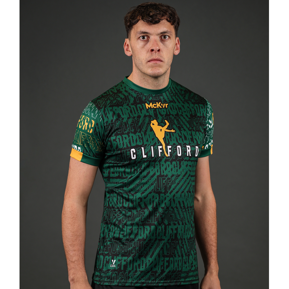 McKvr Clifford Jersey - Youth - Green/Black/Amber