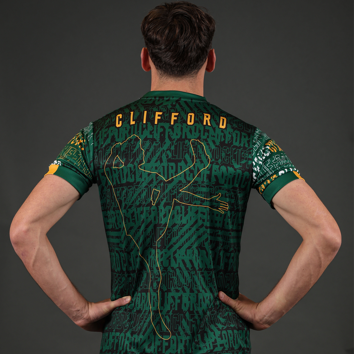 McKvr Clifford Jersey - Adult - Green/Black/Amber