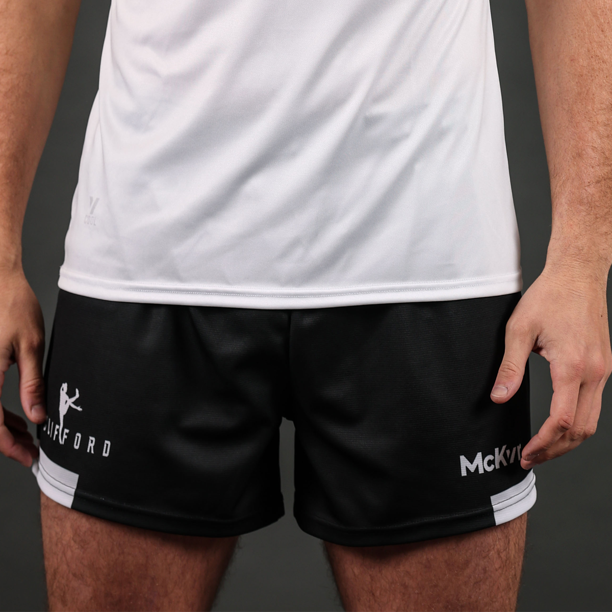 McKvr Clifford Shorts - Youth - Black/White