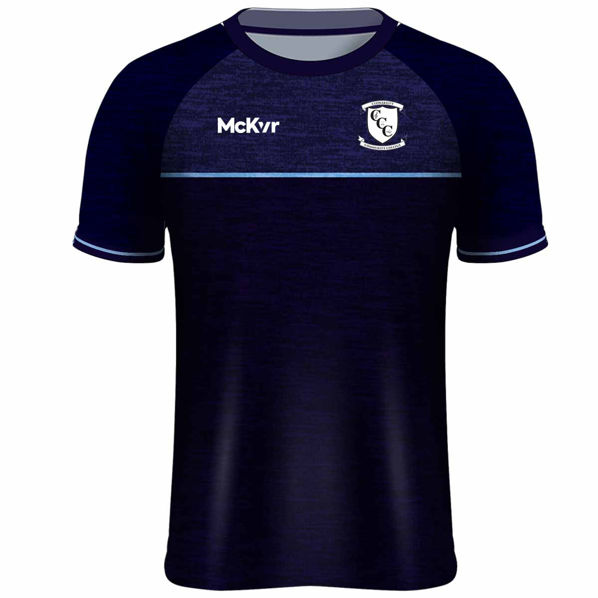 Mc Keever Clonakilty Community College Training Tee - Adult - Navy