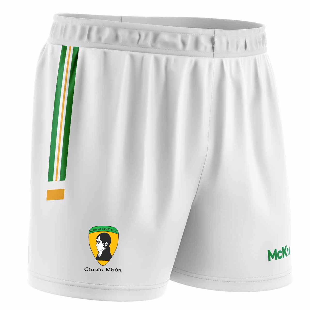 McKvr Clonmore Robert Emmets GFC Playing Short - Adult - White ...