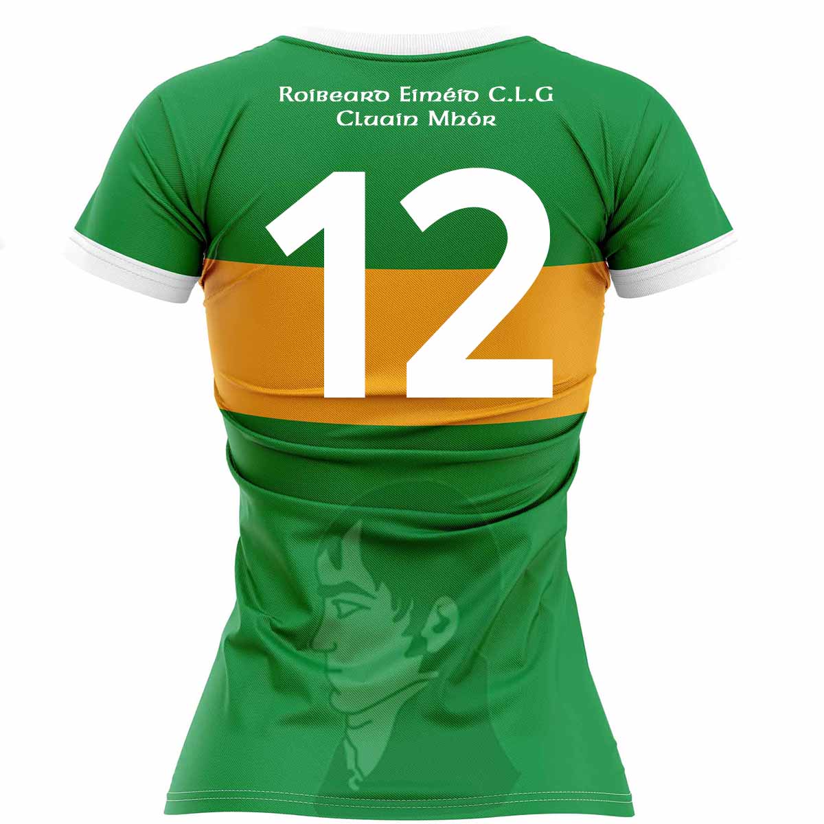 Mc Keever Clonmore Robert Emmets LGFA Numbered Home Jersey - Womens - Green