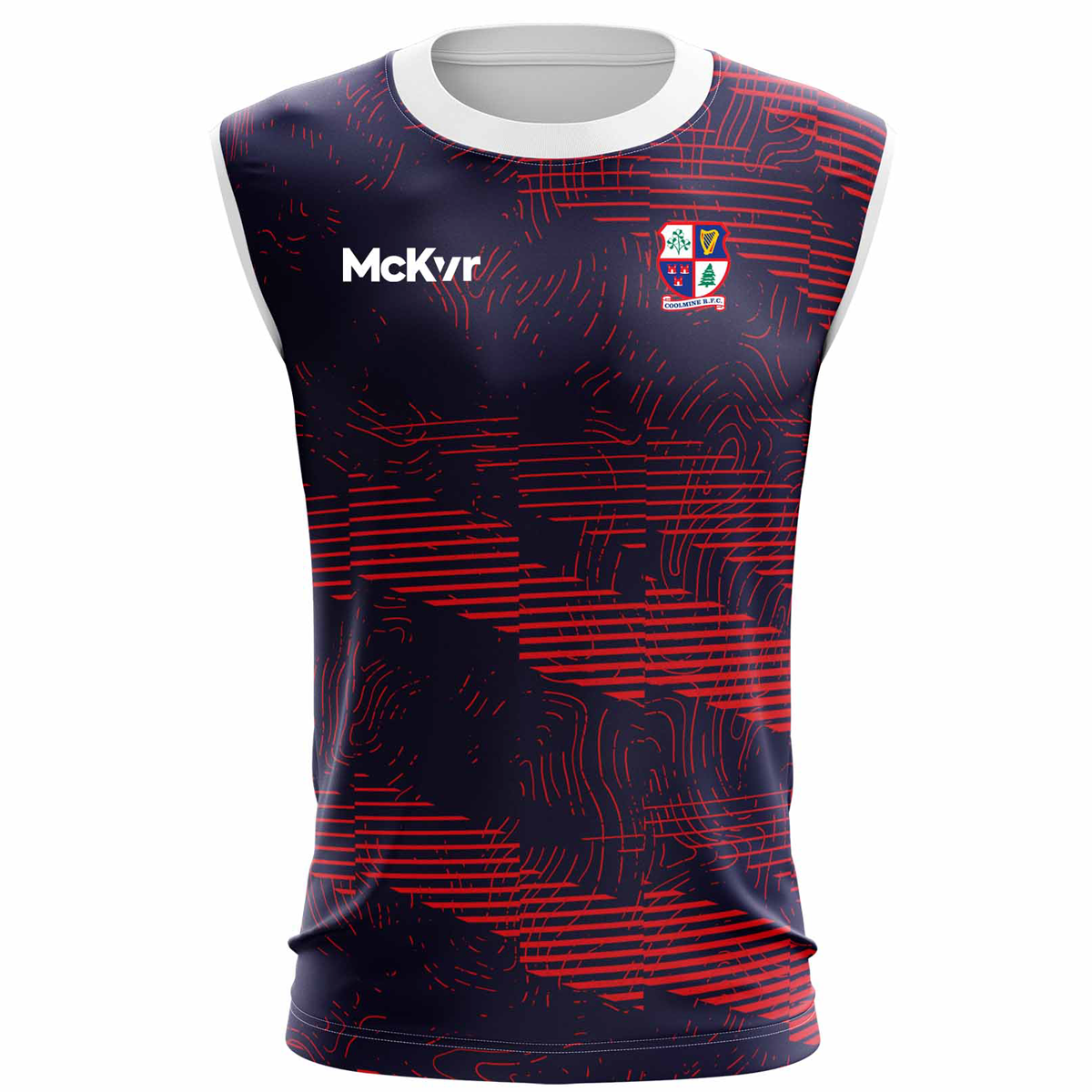 Mc Keever Coolmine RFC Training Vest - Womens - Navy/Red