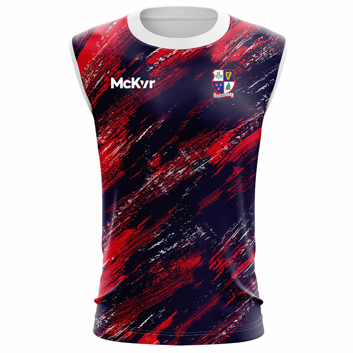 Mc Keever Coolmine RFC Training Vest - Womens - Red/Navy
