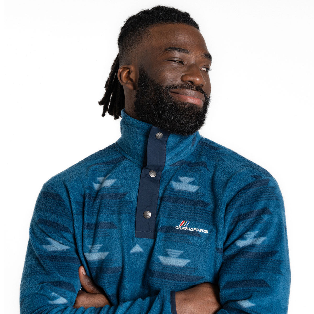 Craghoppers Dewlish Overhead - Mens - Blue Navy Print