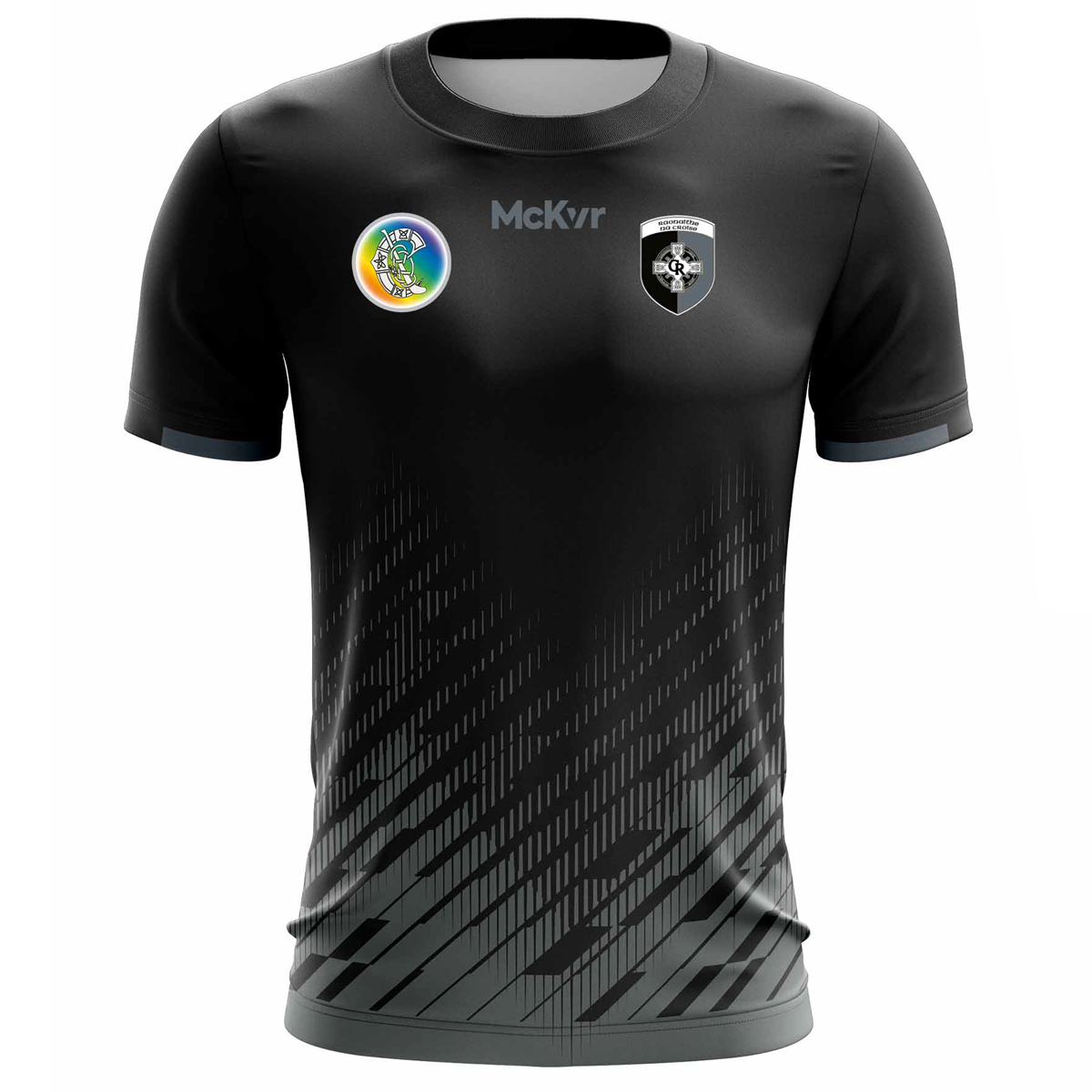 McKvr Crossmaglen Rangers Camogie Training Jersey - Youth - Black/Gunmetal