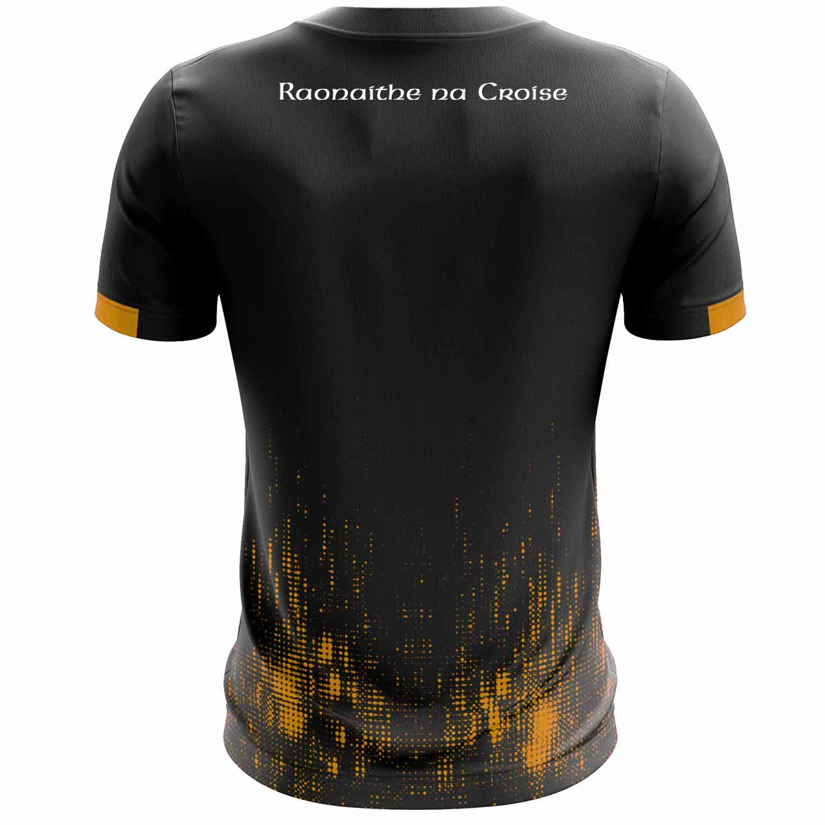 Mc Keever Crossmaglen Rangers GAC Training Jersey - Adult - Black/Amber Player Fit