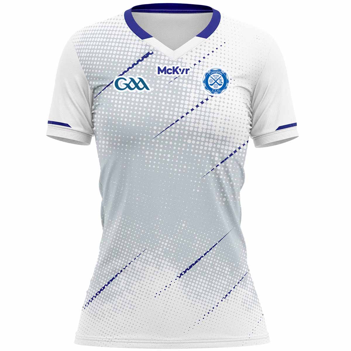Mc Keever Crumlin GAA Training Jersey - Womens - White