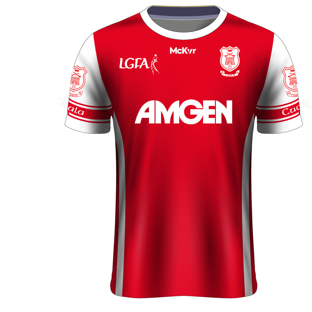 Mc Keever Cuala GAA LGFA Offical Jersey - Youth - Red/White