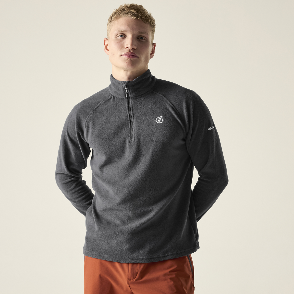 Dare 2B Freethink II Half Zip Fleece - Mens - Ebony Grey