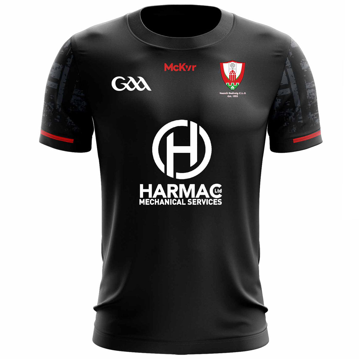 Mc Keever Dromahair GAA Playing Jersey - Adult - Black Player Fit
