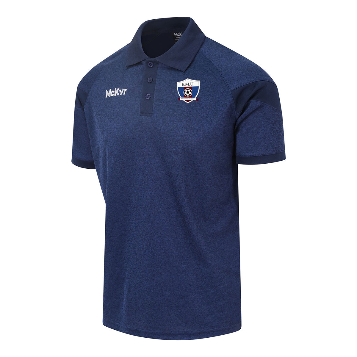 Mc Keever East Meath United FC Core 22 Polo Top - Adult - Navy