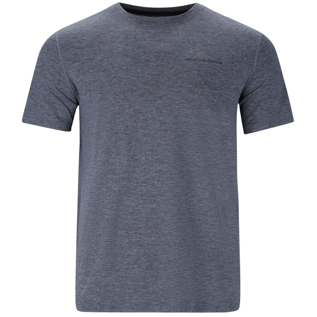 Endurance Abdon Melange Short Sleeve Tee - Mens - Ombre Blue