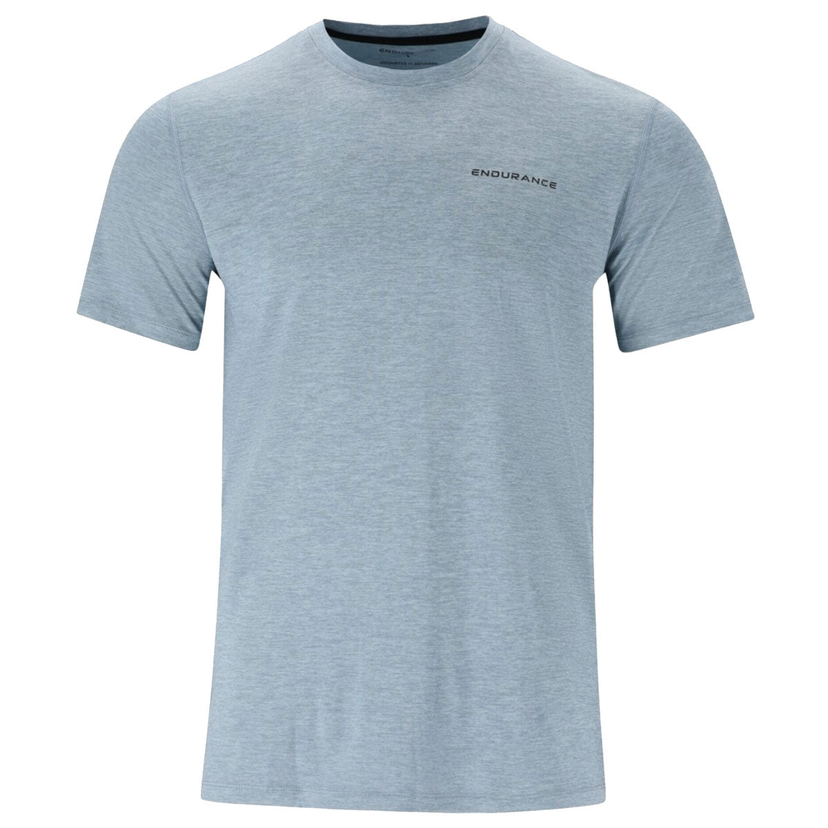 Endurance Abdon Melange Short Sleeve Tee - Mens - Celestial Blue