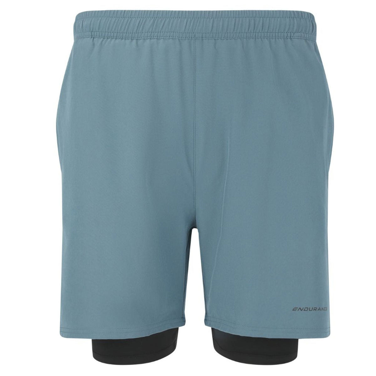 Endurance Kros 2-in-1 Shorts - Mens - Blue Heaven