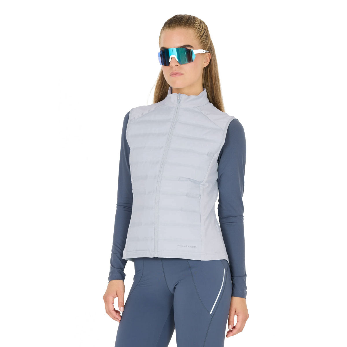 Endurance Reitta Hot Fused Hybrid Vest - Womens - Grey Dawn