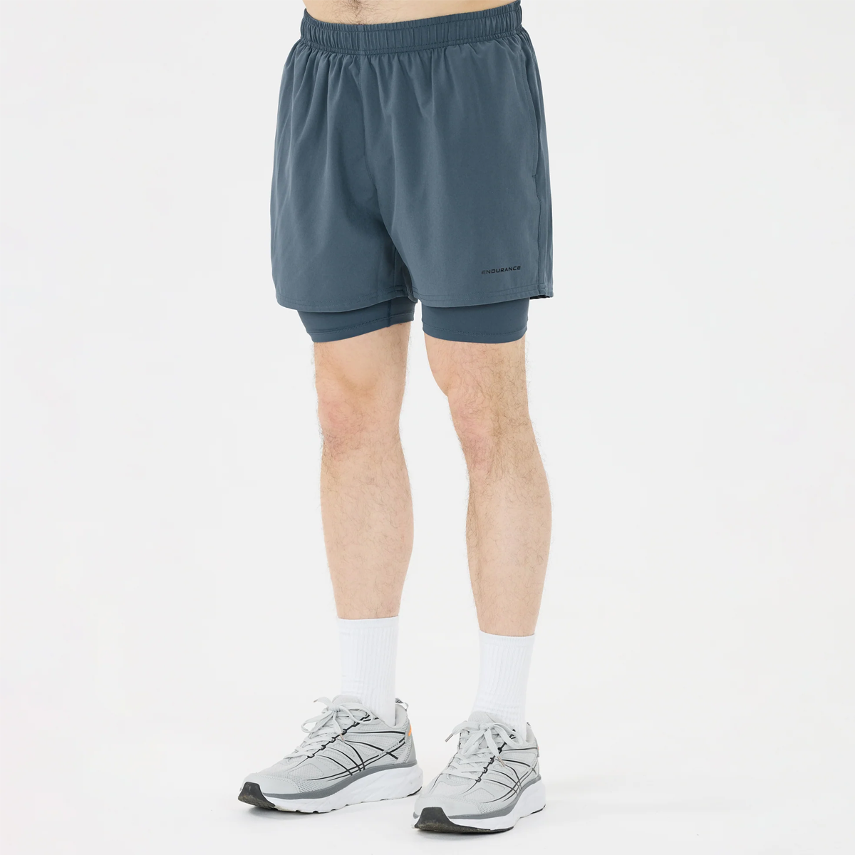 Endurance Kros 2 in 1 Shorts - Mens - Orion Blue