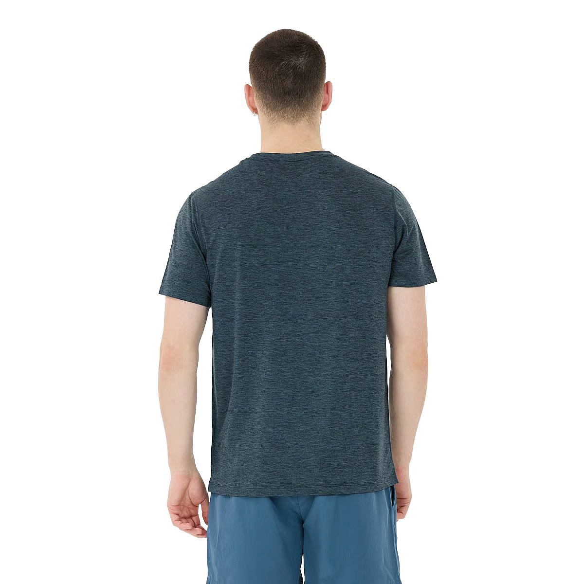 Endurance Abdon Melange Short Sleeve Tee - Mens - Orion Blue