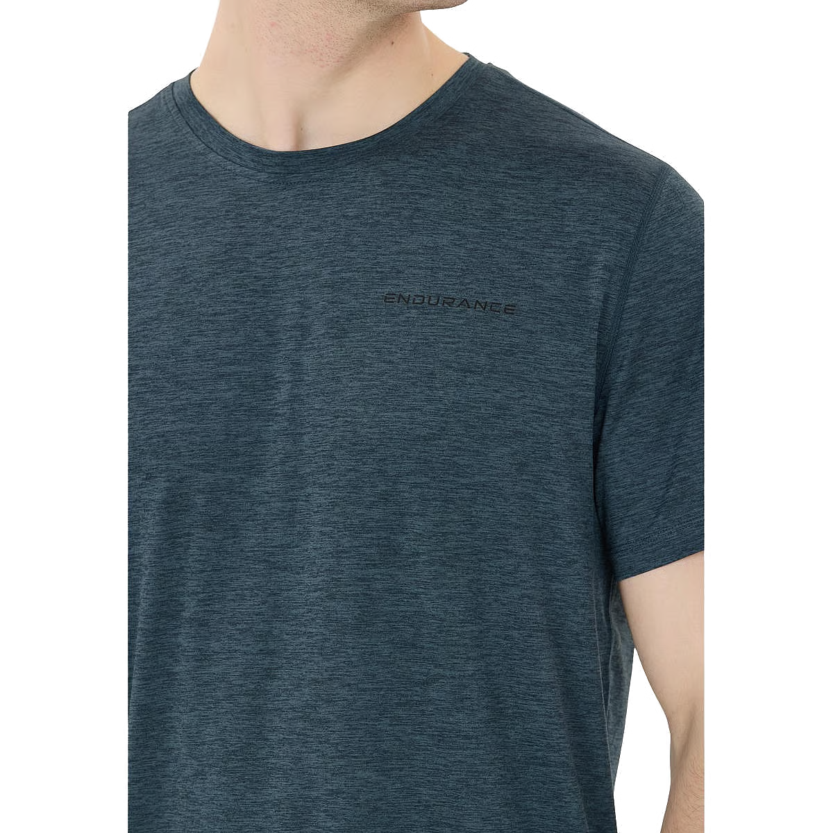 Endurance Abdon Melange Short Sleeve Tee - Mens - Orion Blue
