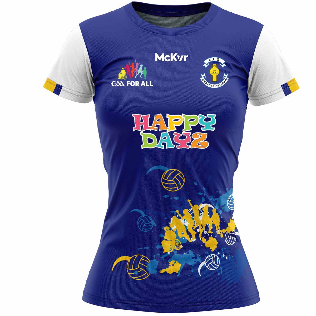 McKvr Errigal Ciaran GAA 4 All Players Jersey - Womens - Blue