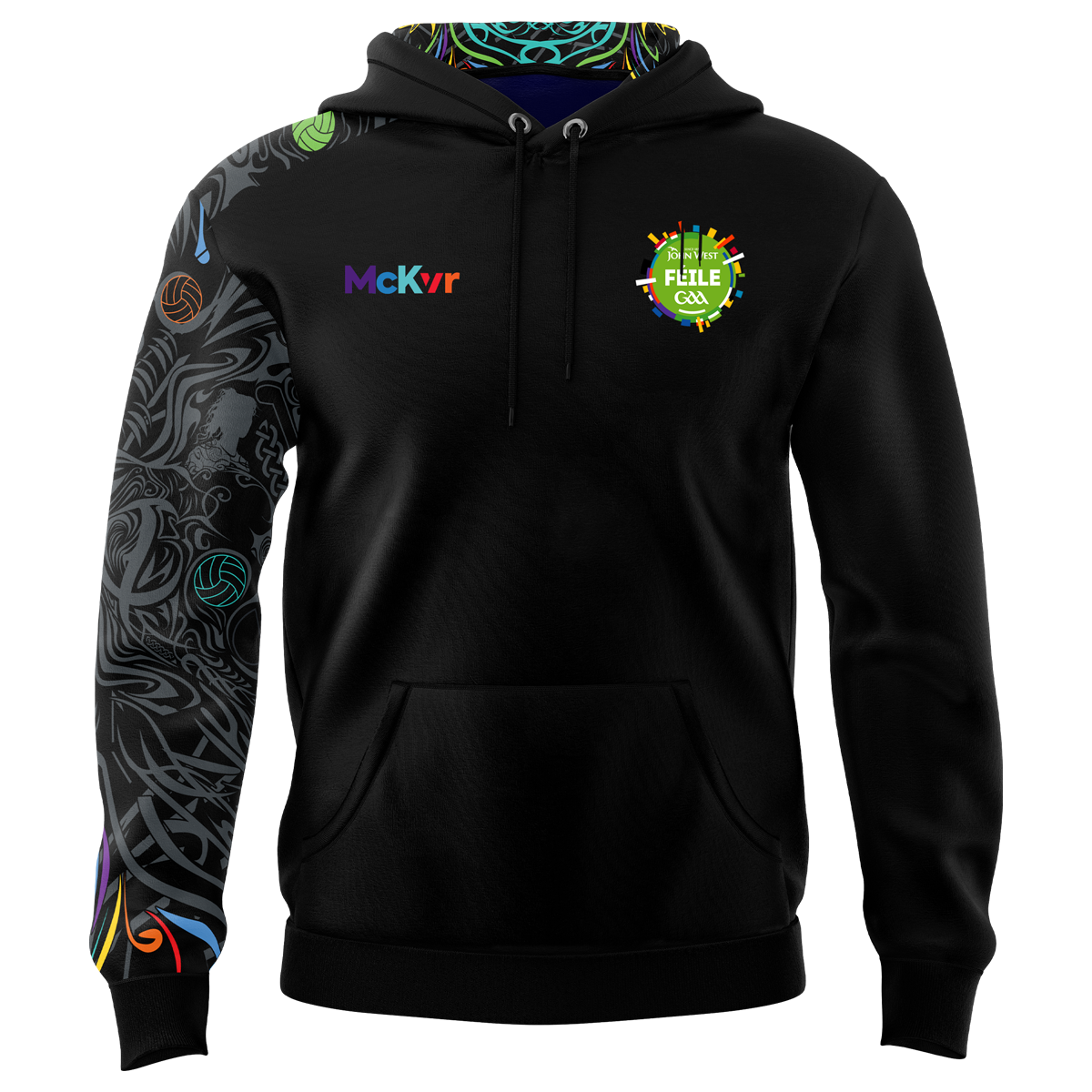 Mc Keever Feile 2025 Hoodie - Adult - Black/Gunmetal