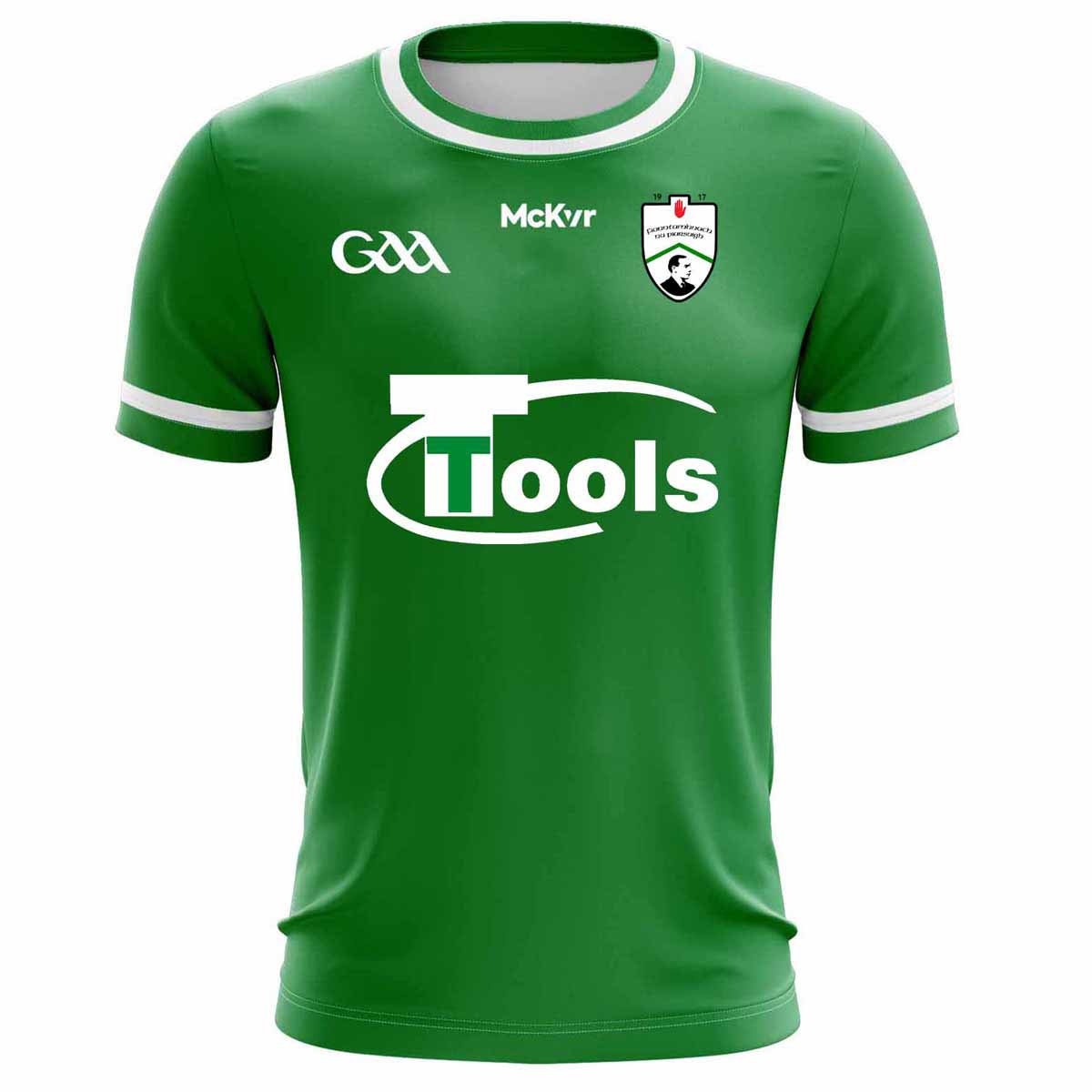 Mc Keever Fintona Pearses GAA Playing Jersey - Adult - Green Player Fit