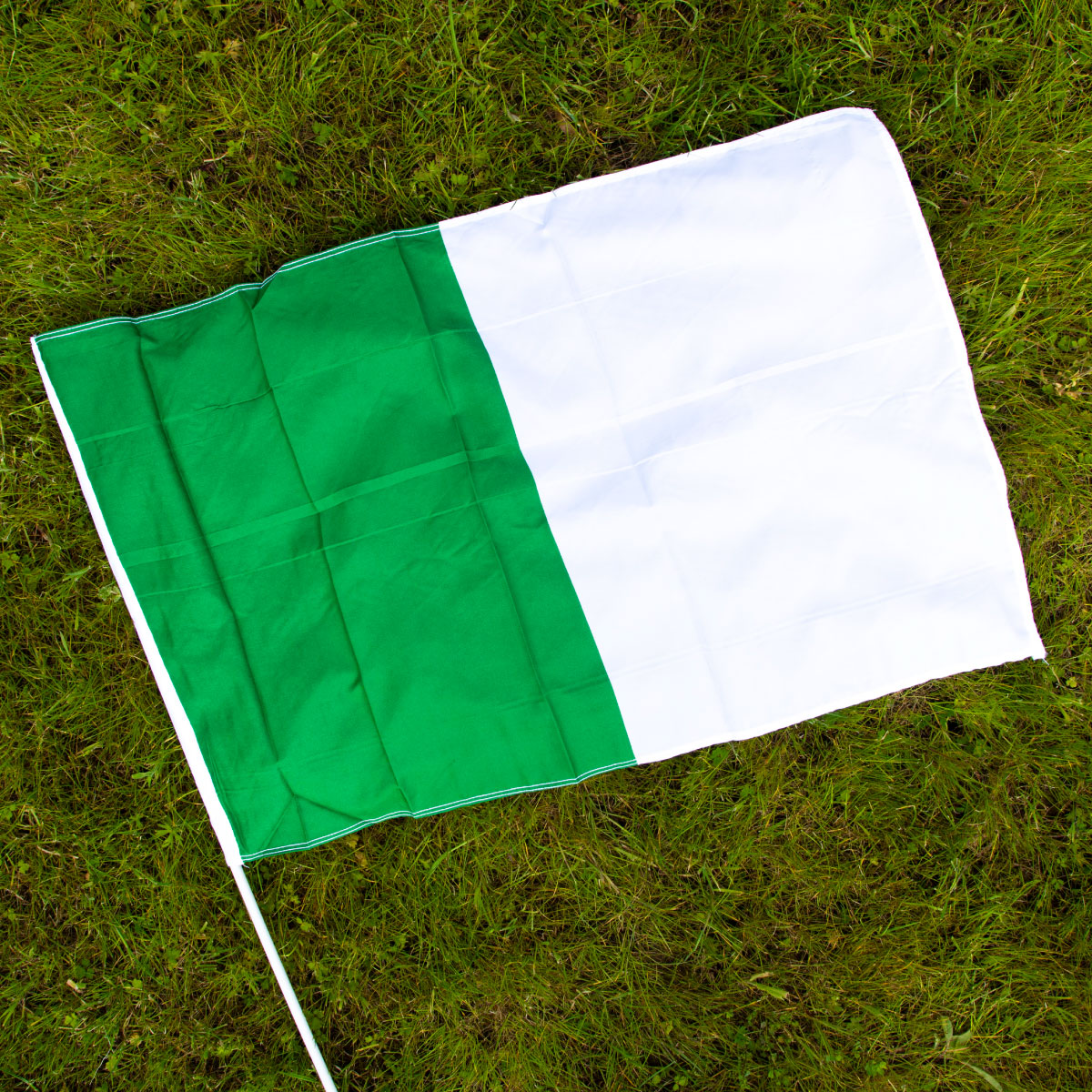 The GAA Store Green/White Half and Half Flag
