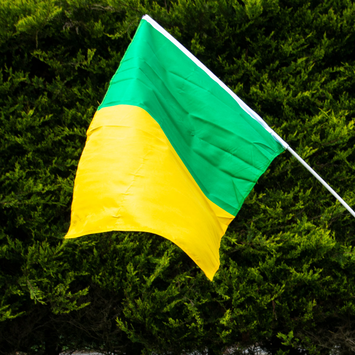 The GAA Store Green/Gold Half and Half Flag