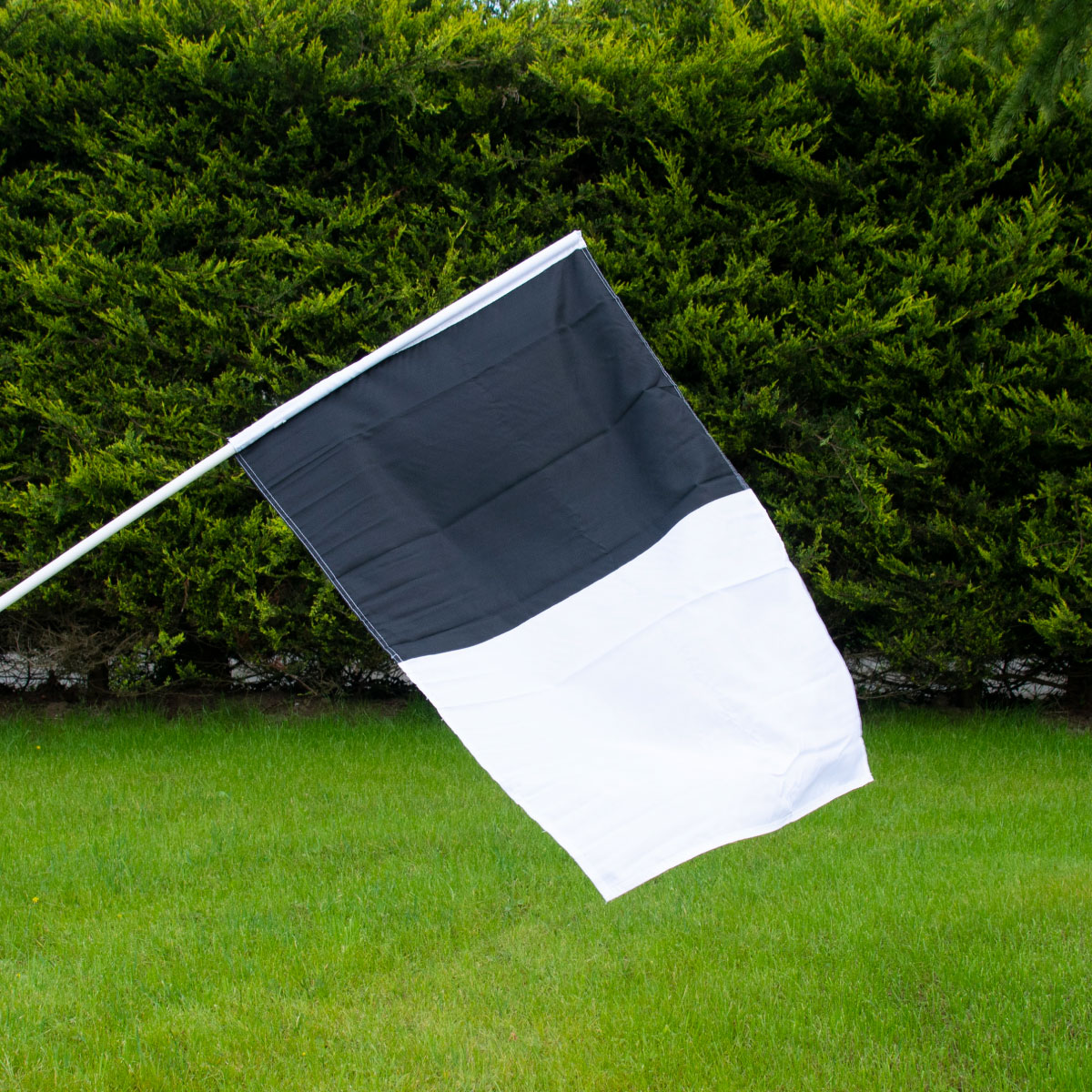 The GAA Store Black/White Half and Half Flag