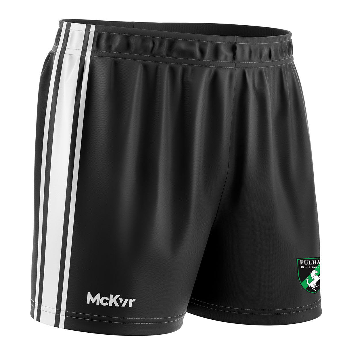 Mc Keever Fulham Irish GAA Core 22 GAA Shorts - Youth - Black/White
