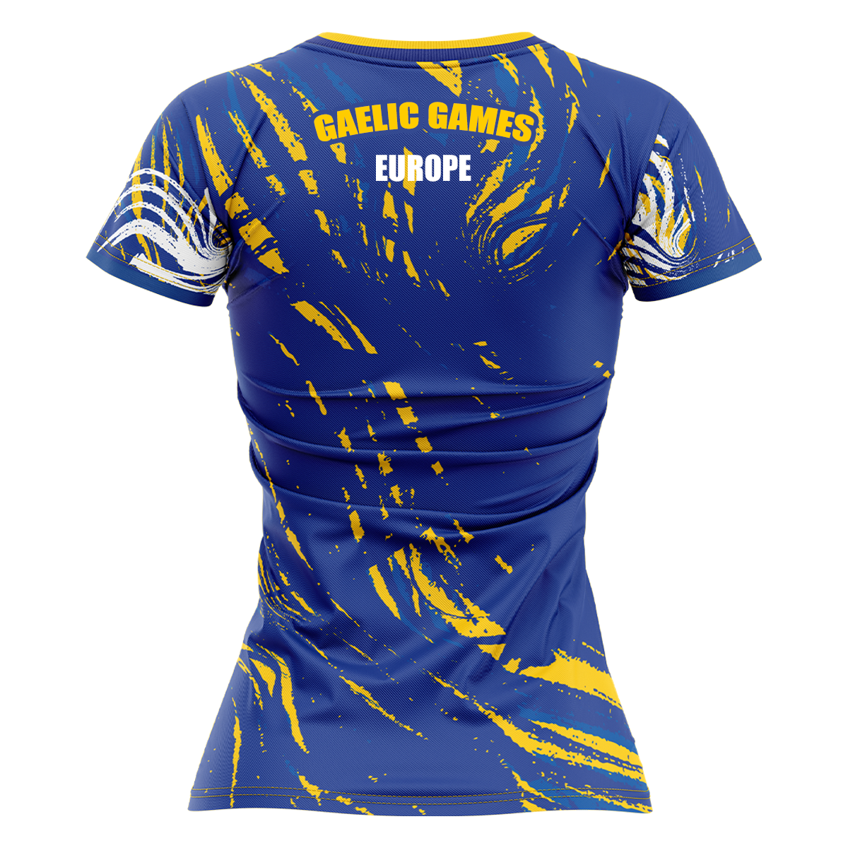 Mc Keever Gaelic Games Europe Playing Jersey - Womens - Blue/Amber
