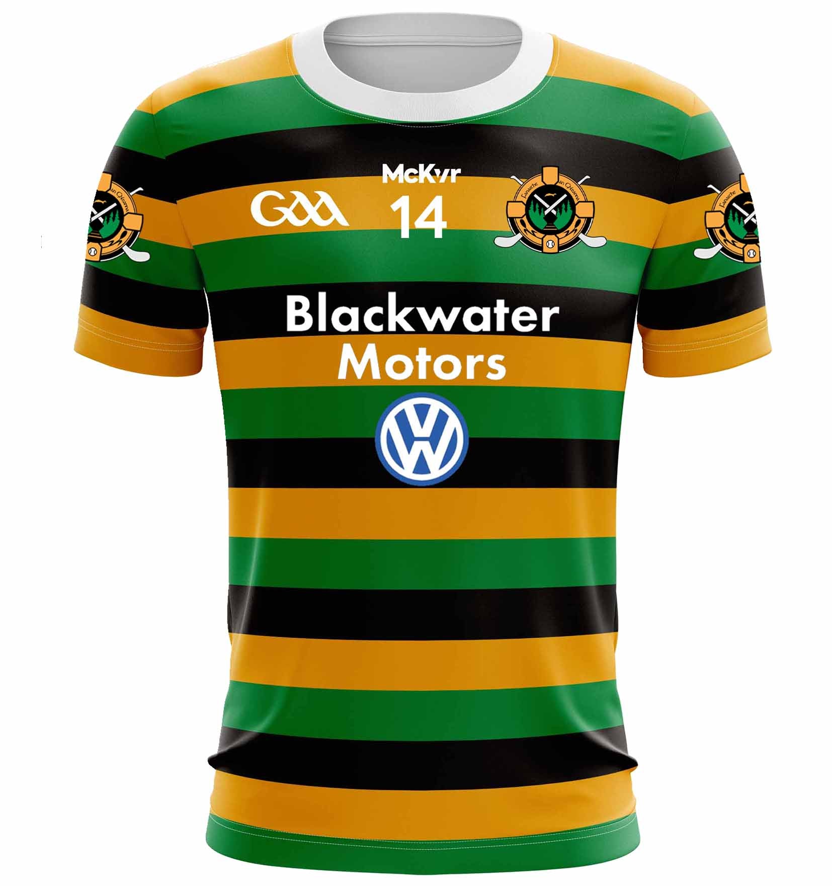 Mc Keever Glen Rovers Hurling Cork Numbered Home Jersey - Womens - Green