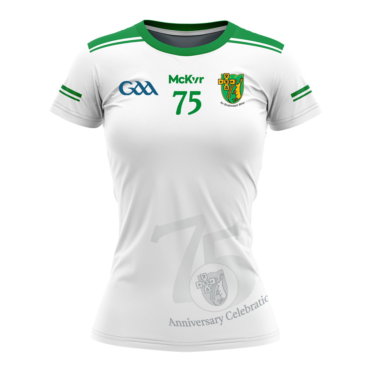 Mc Keever Granemore GFC 75th Anniversary Jersey - Womens - White