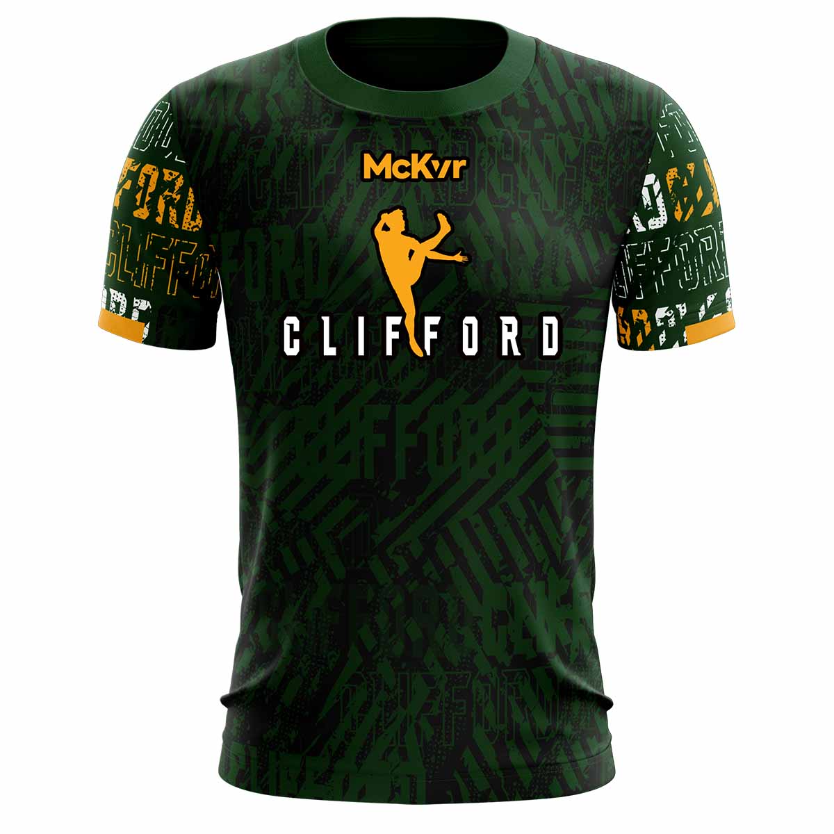 McKvr Clifford Jersey - Youth - Green/Black/Amber