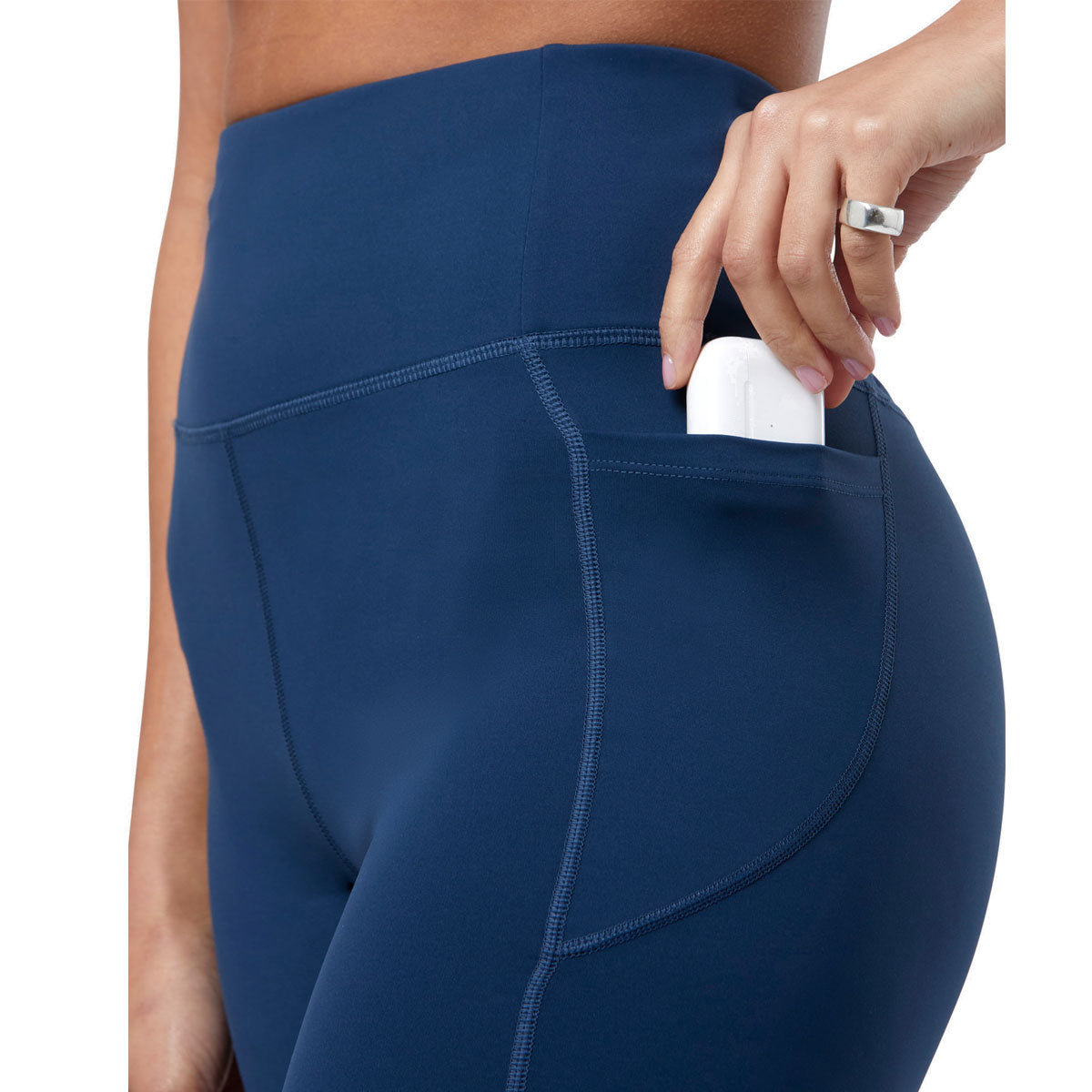 Gym+Coffee Relentless Bike Shorts - Womens - Petrol Blue