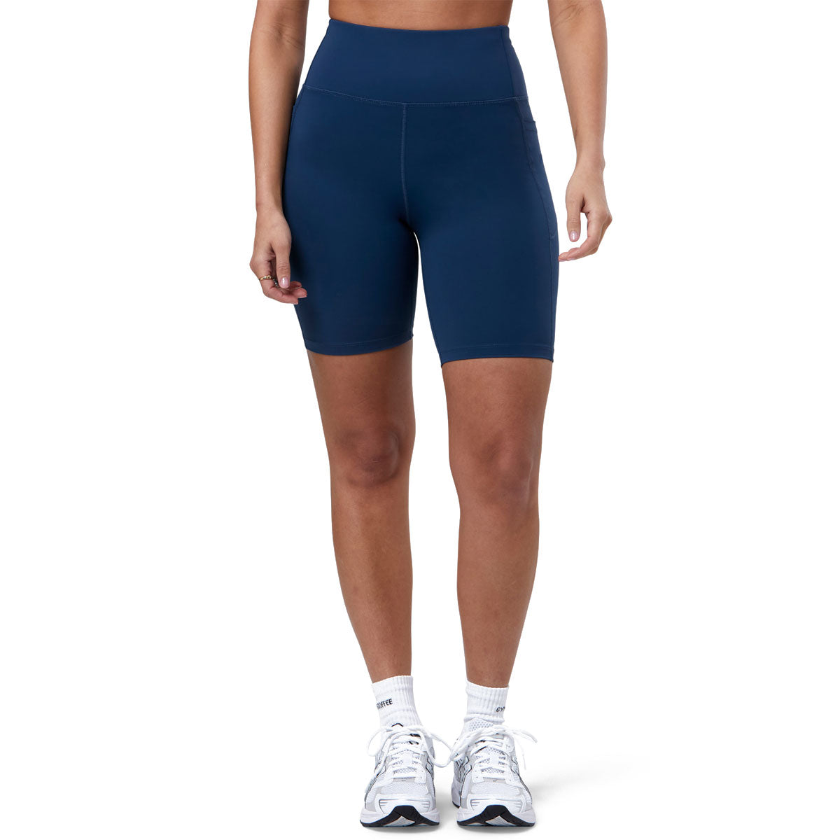 Gym+Coffee Relentless Bike Shorts - Womens - Petrol Blue